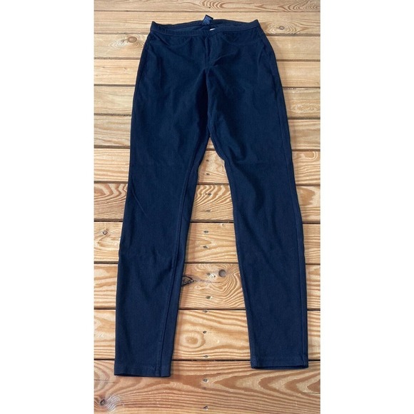NWT Hue Classic Stretch Denim Leggings Size XS Women’s Black - Picture 1 of 10